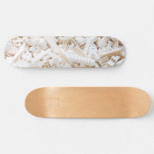 weiße Steine Skateboard (Horizontal)