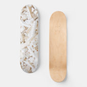 weiße Steine Skateboard (Vorderseite)