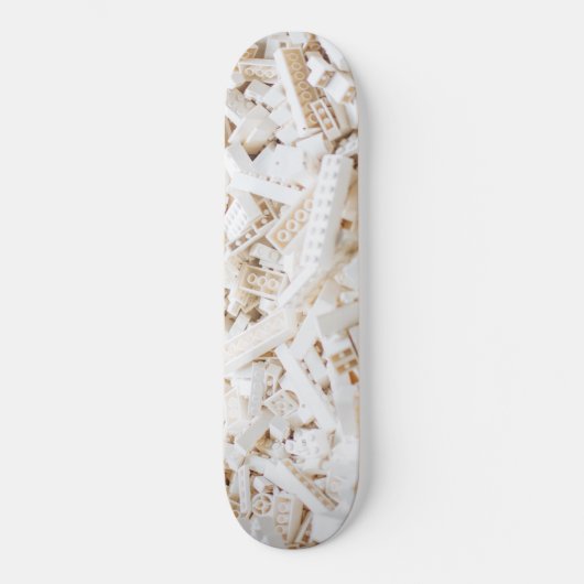 weiße Steine Skateboard (Vorderseite)