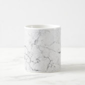 Weiße Steintextur Kaffeetasse (Mittel)