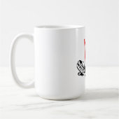 Weiße Stern-Linie Schale Kaffeetasse (Links)