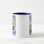 Weiße Stern-Linie Tasse (Zentrum)