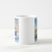 Weiße Stern-Linie Tasse (Mittel)