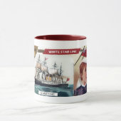 Weiße Stern-Linie Tasse (Zentrum)