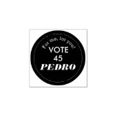 Weiße Sterne im roten Hintergrund Gummistempel (Prägung)