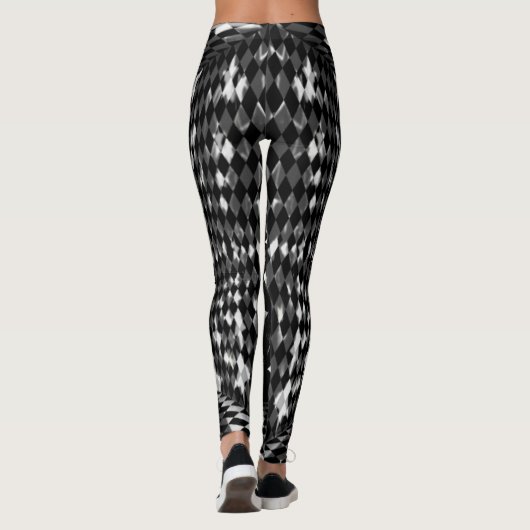 Weiße Sterne Leggings (Rückseite)