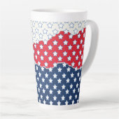 Weiße Sterne Milchtasse (Rechte Ecke)