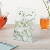 Weiße Sternenfische Blumenzwiebelschilder Sockelschild (In SItu)