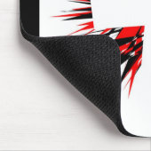 WEISSE STERNEXPLOSION MOUSEPAD (Ecke)