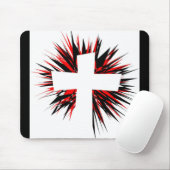 WEISSE STERNEXPLOSION MOUSEPAD (Mit Mouse)