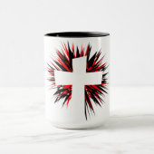 WEISSE STERNEXPLOSION TASSE (Zentrum)