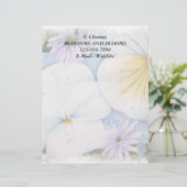 WEISSE STIEFMÜTTERCHEN KUNSTBAR LETTERHEAD BRIEFBOGEN (Stehend Vorderseite)