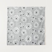 Weiße Stoffe, feine Spitzen-Textur mit Eleganz nah Wandteppich (Vorderseite (Horizontal))