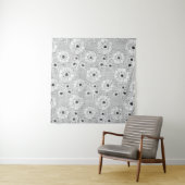 Weiße Stoffe, feine Spitzen-Textur mit Eleganz nah Wandteppich (Beispiel)