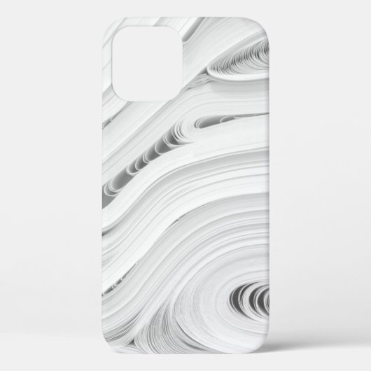 Weiße Stoffpartie Case-Mate iPhone Hülle (Rückseite)