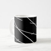Weiße Strecken auf Gleisgelände Kaffeetasse (Vorderseite Links)