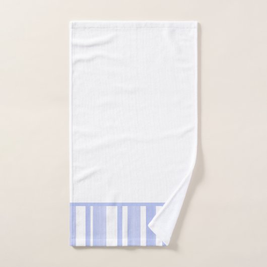 Weiße Streifen Badhandtuch Set (Handtuch)