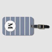 Weiße Streifen Gepäckanhänger (Vorderseite (Horizontal))