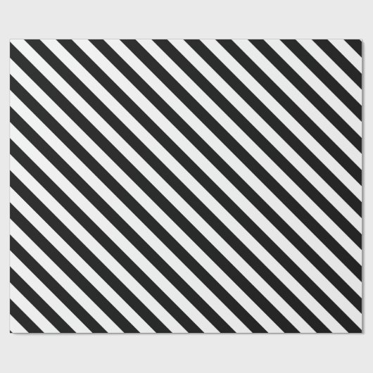 Weiße Streifen mit schwarzer Farbe des Geschenkpapier (Flach)