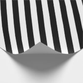 Weiße Streifen mit schwarzer Farbe des Geschenkpapier (Ecke)