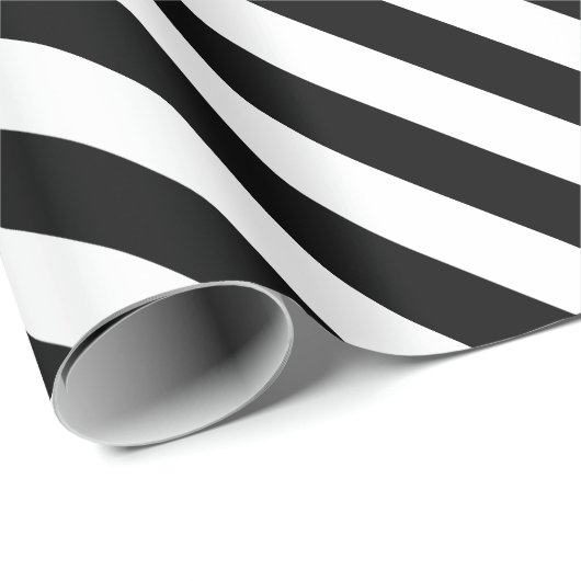 Weiße Streifen mit schwarzer Farbe des Geschenkpapier (Rolleneckpunkt)