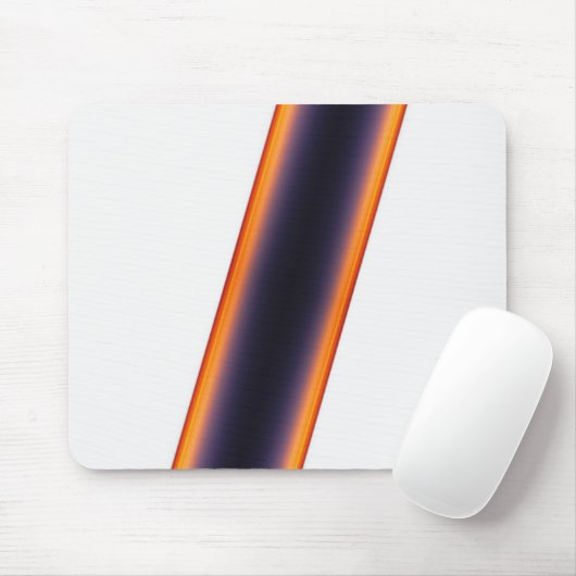 Weiße Streifen Mousepad (Mit Mouse)