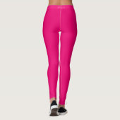 Weiße Streifen Pink-Leggings oder Farbauswahl Leggings (Rückseite)