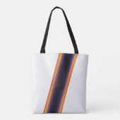 Weiße Streifen Tasche (Rückseite)