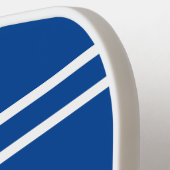 Weiße Streifen und roter Anker Pickleball Schläger (Linke Seite)