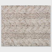 Weiße Strickwoll-Textur Hintergrund. Geschenkpapier (Flach)