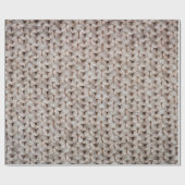 Weiße Strickwoll-Textur Hintergrund. Geschenkpapier (Flach)