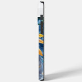 Weiße Stute und Fohlen unter dem Mond Case-Mate iPhone Hülle (Rückseite / Links)