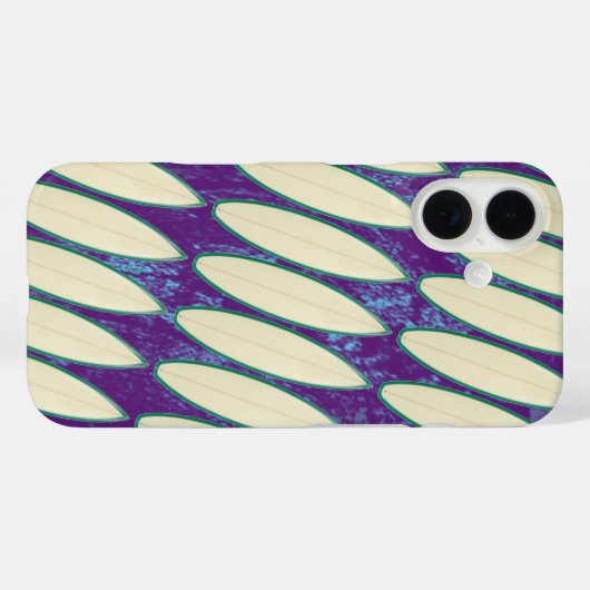 weiße Surfbretter Case-Mate iPhone Hülle (Rückseite (Horizontal))