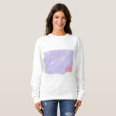 Weiße Sweatshirt mit Mountain Sunset (Vorne ganz)