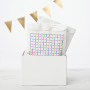 Weiße symmetrische Prüfmuster Geschenktütchen
