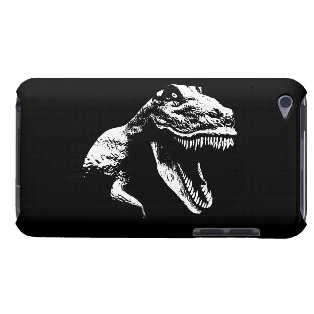 Weiße T Rex iPod Touch Case (Rückseite Horizontal)