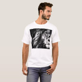 Weiße T - Shirt für Männer Modernes, elegantes Löw (Vorne ganz)