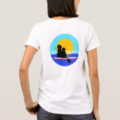 Weiße T - Shirt SUP Annapolis Hunde (Rückseite)