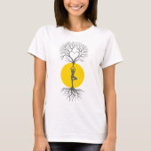 Weiße T - Shirt | Yoga Tree (Vorderseite)