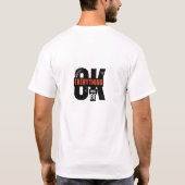 Weiße T-Shirts mit halben Ärmeln (Rückseite)