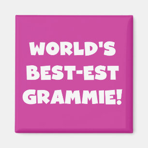 Weiße T-Shirts und Geschenke des Gut-est Grammie d Magnet