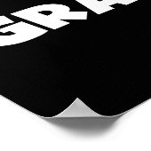 Weiße T-Shirts und Geschenke des Gut-est Grammie d Poster (Ecke)