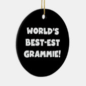 Weiße T - Shirts und Geschenke des Gut-est Grammie Keramikornament (Rechts)