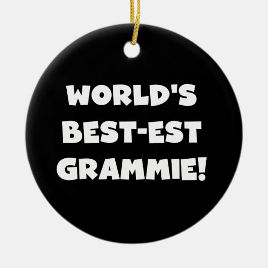 Weiße T - Shirts und Geschenke des Gut-est Grammie Keramikornament (Vorne)