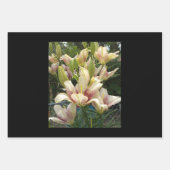 Weiße Taglilien Geschenkpapier Set (Vorderseite 3)