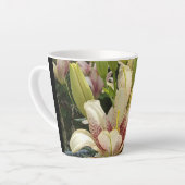 Weiße Taglilien Milchtasse (Linke Ecke)