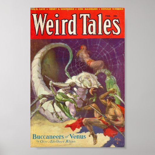 Weiße Tales Comic Poster - Bukcaneers der Venus (Vorne)