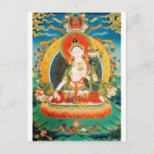 WEISSE TARA BUDDHIST-DEITÄT POSTKARTE (Vorderseite)