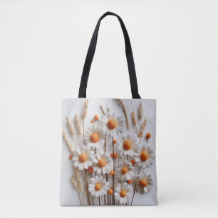 Weiße Tasche mit orangefarbenem Orange nach hinten
