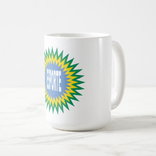 Weiße Tasse DESIGN BRAZIL ESPORTE